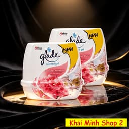 Bộ 2 Hũ Sáp Thơm GLADE 180g – Khử Mùi, Làm Thơm Không Gian – 4 Mùi Hương 7
