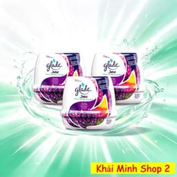Combo 3 Hộp Sáp Thơm GLADE 180g – Khử Mùi, Làm Thơm Không Gian – 9 Mùi Hương Thái Lan 7