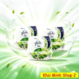 Combo 3 Hộp Sáp Thơm GLADE 180g – Khử Mùi, Làm Thơm Không Gian – 9 Mùi Hương Thái Lan 9