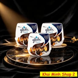 Combo 6 Hộp Sáp Thơm GLADE 180g – Khử Mùi, Làm Thơm Không Gian – 9 Mùi Hương Thái Lan 9