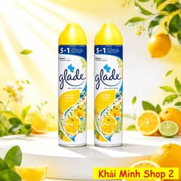 Combo 2 Chai Xịt Thơm Phòng GLADE 280ml – Khử Mùi, Làm Thơm Không Gian – 7 Mùi Hương 5