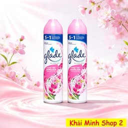 Combo 2 Chai Xịt Thơm Phòng GLADE 280ml – Khử Mùi, Làm Thơm Không Gian – 7 Mùi Hương 8