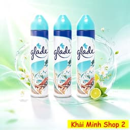 Combo 3 Chai Xịt Thơm Phòng GLADE 280ml – Khử Mùi, Làm Thơm Không Gian – 7 Mùi Hương 3