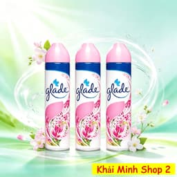 Combo 3 Chai Xịt Thơm Phòng GLADE 280ml – Khử Mùi, Làm Thơm Không Gian – 7 Mùi Hương 6