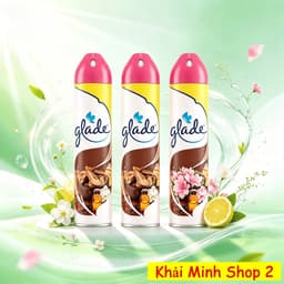 Combo 3 Chai Xịt Thơm Phòng GLADE 280ml – Khử Mùi, Làm Thơm Không Gian – 7 Mùi Hương 5