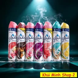 Combo 3 Chai Xịt Thơm Phòng GLADE 280ml – Khử Mùi, Làm Thơm Không Gian – 7 Mùi Hương 1