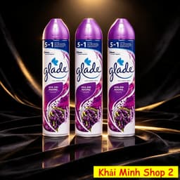 Combo 6 Chai Xịt Thơm Phòng GLADE 280ml – Khử Mùi, Làm Thơm Không Gian – 7 Mùi Hương 7