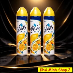 Combo 6 Chai Xịt Thơm Phòng GLADE 280ml – Khử Mùi, Làm Thơm Không Gian – 7 Mùi Hương 8
