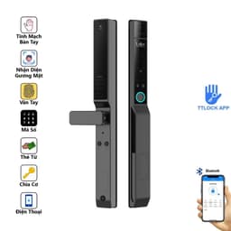 Khóa Điện Tử Thông Minh Cửa Nhôm Xingfa Laffer RD02 - Bảo Hành 36 Tháng, Nhận Diện Khuôn Mặt Ứng Dụng Cao Cấp 2