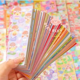 100 Tấm Sticker Trang Trí Dễ Thương, Đa Dạng Mẫu - 100Pcs 5