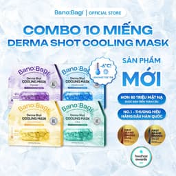 Combo Hộp 10 Miếng Mặt Nạ BANOBAGI Derma Shot Cooling Mask 1