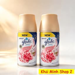 Bộ Máy Xịt Thơm Phòng Tự Động GLADE Thái Lan + Lõi 252ml – Hương Anh Đào SAKURA 5