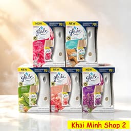 Bộ Máy Xịt Thơm Phòng Tự Động GLADE Thái Lan + Lõi 252ml – Hương Biển Phiêu Bồng OCEAN 2