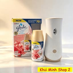 Bộ Máy Xịt Thơm Phòng Tự Động GLADE Thái Lan + Lõi 252ml – Hương Anh Đào SAKURA 1