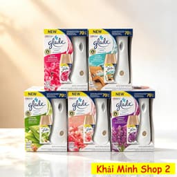 Bộ Máy Xịt Thơm Phòng Tự Động GLADE Thái Lan + Lõi 252ml – Hương Anh Đào SAKURA 2