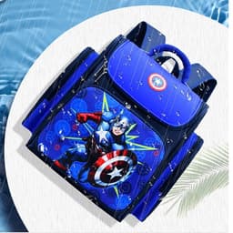 Balo học sinh ba lô bé trai cấp 1 cấp 2 cặp đi học tiểu học nhiều ngăn, thiết kế lưng đệm, chống nước 7