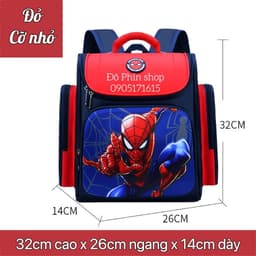 Balo học sinh ba lô bé trai cấp 1 cấp 2 cặp đi học tiểu học nhiều ngăn, thiết kế lưng đệm, chống nước 9