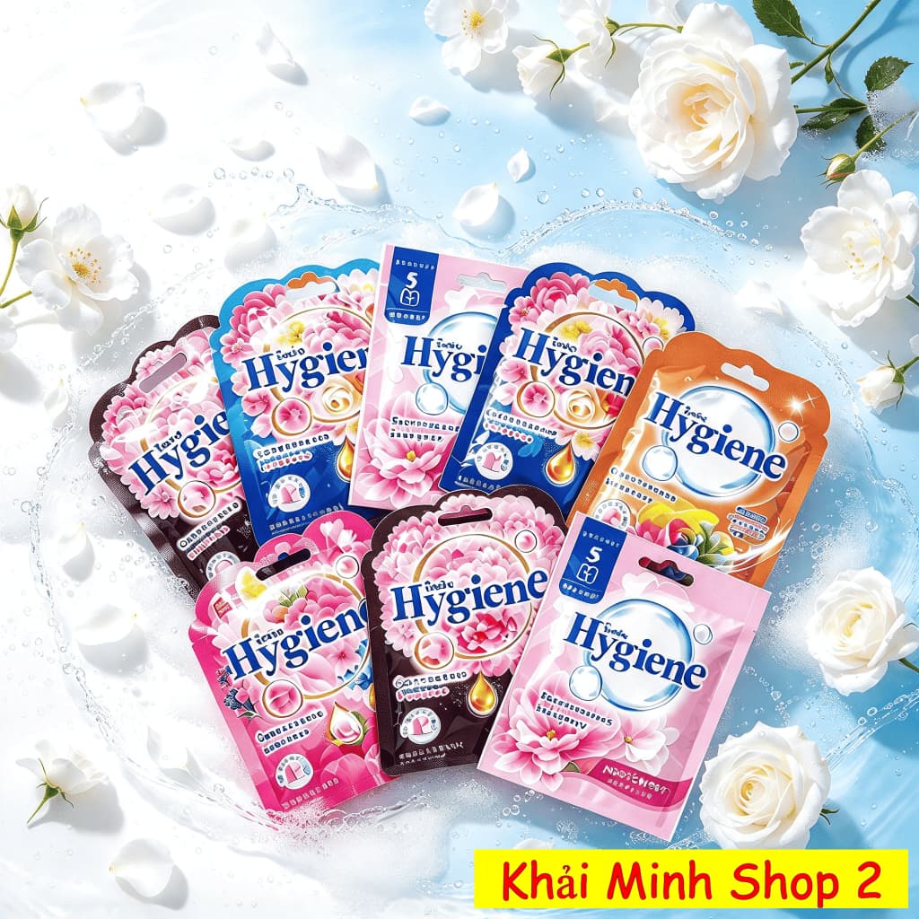 Combo 10 Túi Thơm HYGIENE 8g Chính Hãng Thái Lan – Hương Thơm Khử Mùi – Dùng Cho Ô Tô, Tủ Quần Áo, Vali, Cốp Xe