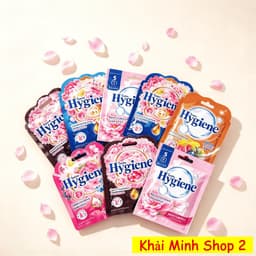 Combo 3 Túi Thơm HYGIENE 8g Thái Lan – Khử Mùi, Tạo Hương – Treo Ô Tô, Tủ Quần Áo – Màu Hồng Phấn 5
