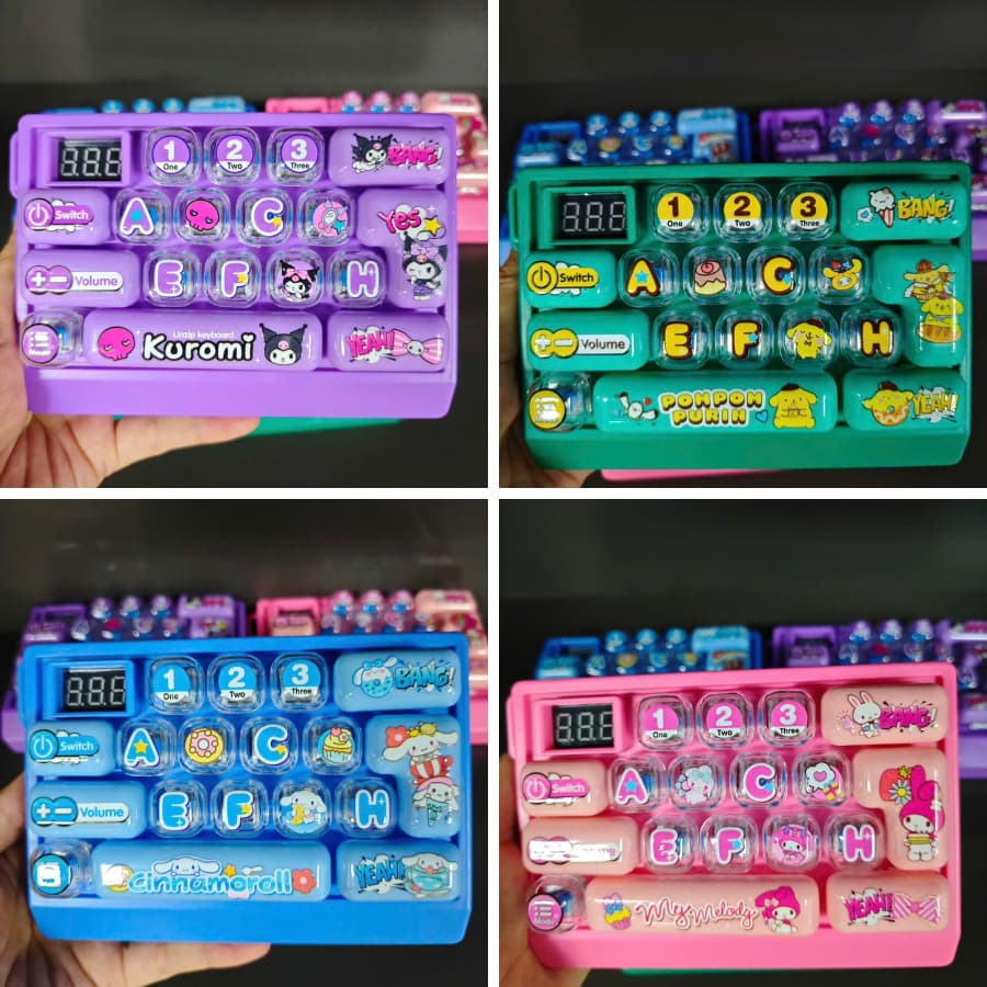 Máy Chơi Game Bàn Phím Keyboard Sanrio Đẩy Nhanh Giảm Stress - Đồ Chơi Luyện Phản Xạ Nhanh Tay Cho Bé