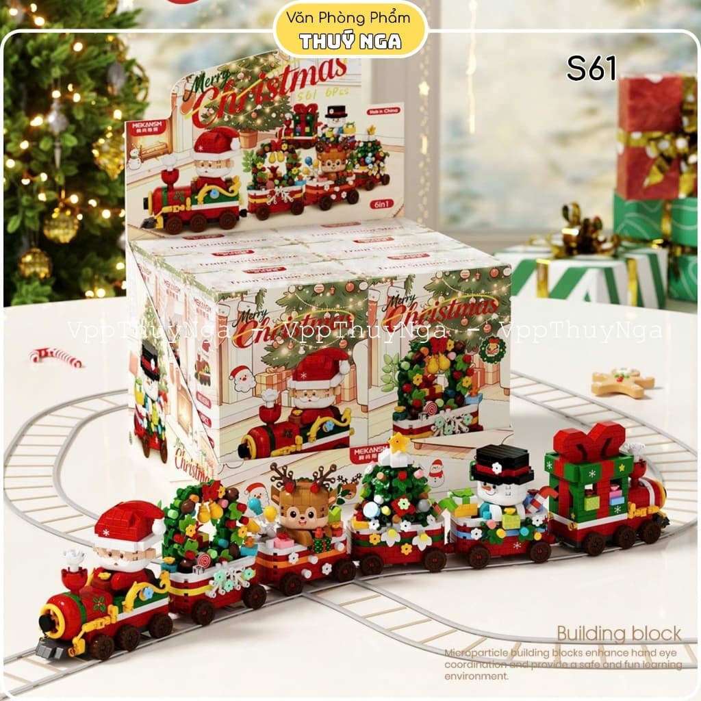 Bộ Đồ Chơi Lắp Ráp Mô Hình Giáng Sinh Noel - S61