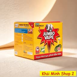 Combo 4 Hộp Nhang Muỗi Jumbo Vape Hương Hoa Lài – 50 Khoanh Đơn/Hộp – Hỗ Trợ Xua Muỗi 2