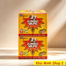 Thùng 12 Hộp Nhang Muỗi Jumbo Vape Hương Hoa Lài – 50 Khoanh Đơn/Hộp – Hỗ Trợ Xua Muỗi 5