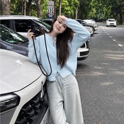 Lily.clothes- Áo cardigan len đũa form suông basic hàng QC loại 1 (A55) 3