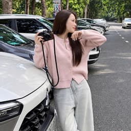 Lily.clothes- Áo cardigan len đũa form suông basic hàng QC loại 1 (A55) 4