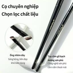 Cọ trang điểm GUOXIAONIU các loại, cọ má hồng đầu góc, cọ che khuyết điểm... với lông mềm mại, tự nhiên 8