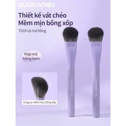 Cọ trang điểm GUOXIAONIU các loại, cọ má hồng đầu góc, cọ che khuyết điểm... với lông mềm mại, tự nhiên 5