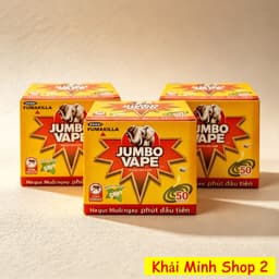 Combo 3 Hộp Nhang Muỗi Jumbo Vape Hương Hoa Lài – 50 Khoanh Đơn/Hộp – Hỗ Trợ Xua Muỗi 1