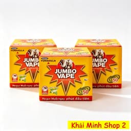 Combo 3 Hộp Nhang Muỗi Jumbo Vape Hương Hoa Lài – 50 Khoanh Đơn/Hộp – Hỗ Trợ Xua Muỗi 2