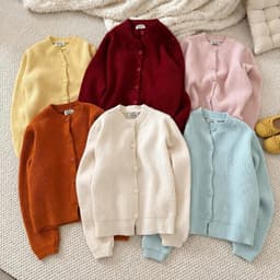 Lily.clothes- Áo cardigan len đũa form suông basic hàng QC loại 1 (A55) 7