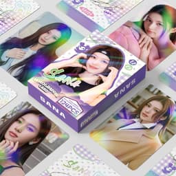 Set 60 lomo card và 64 sticker Twice - Sana đáng iu 2026 2