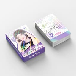 Set 60 lomo card và 64 sticker Twice - Sana đáng iu 2026 7