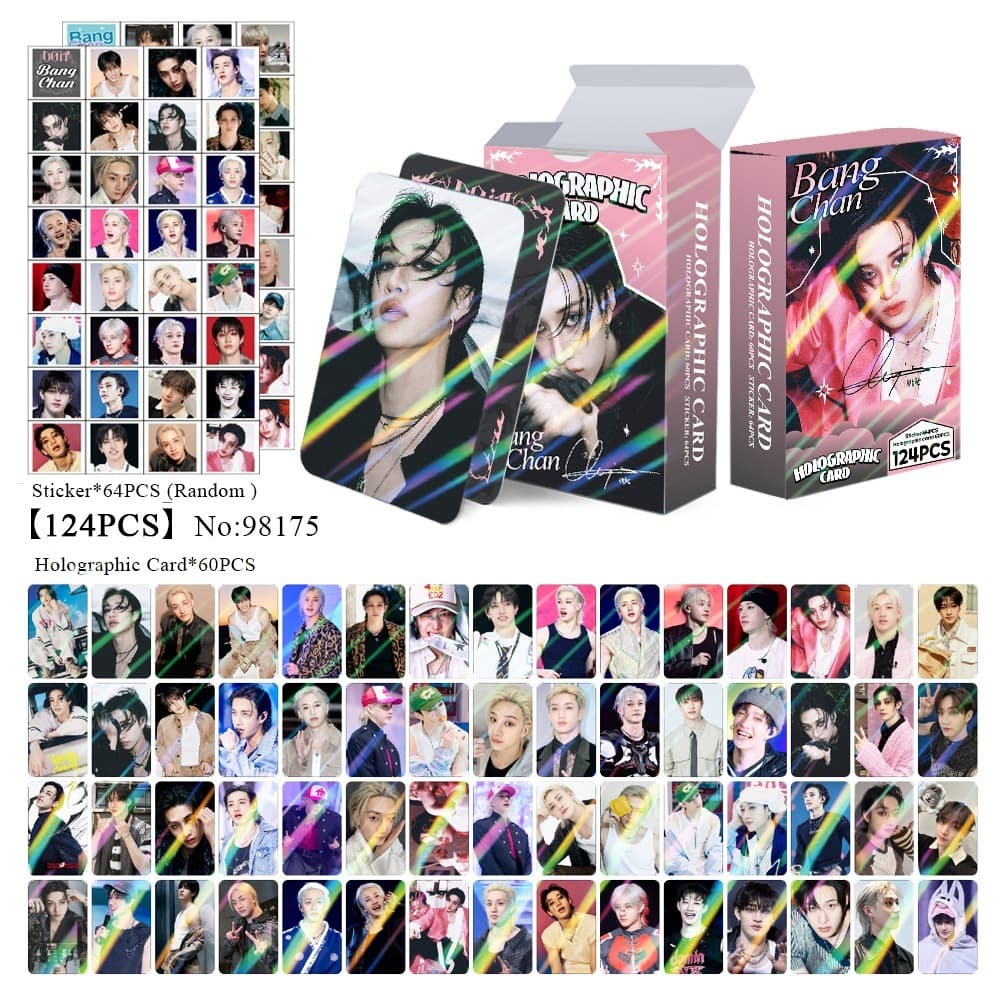 Set 60 lomo card và 32 sticker Stray Kids - BangChan 2026
