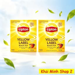 Combo 2 Hộp Trà Lipton Nhãn Vàng Túi Lọc 2g Nhật Bản – 100 Gói/Hộp – Trà Đen Chính Hãng 2