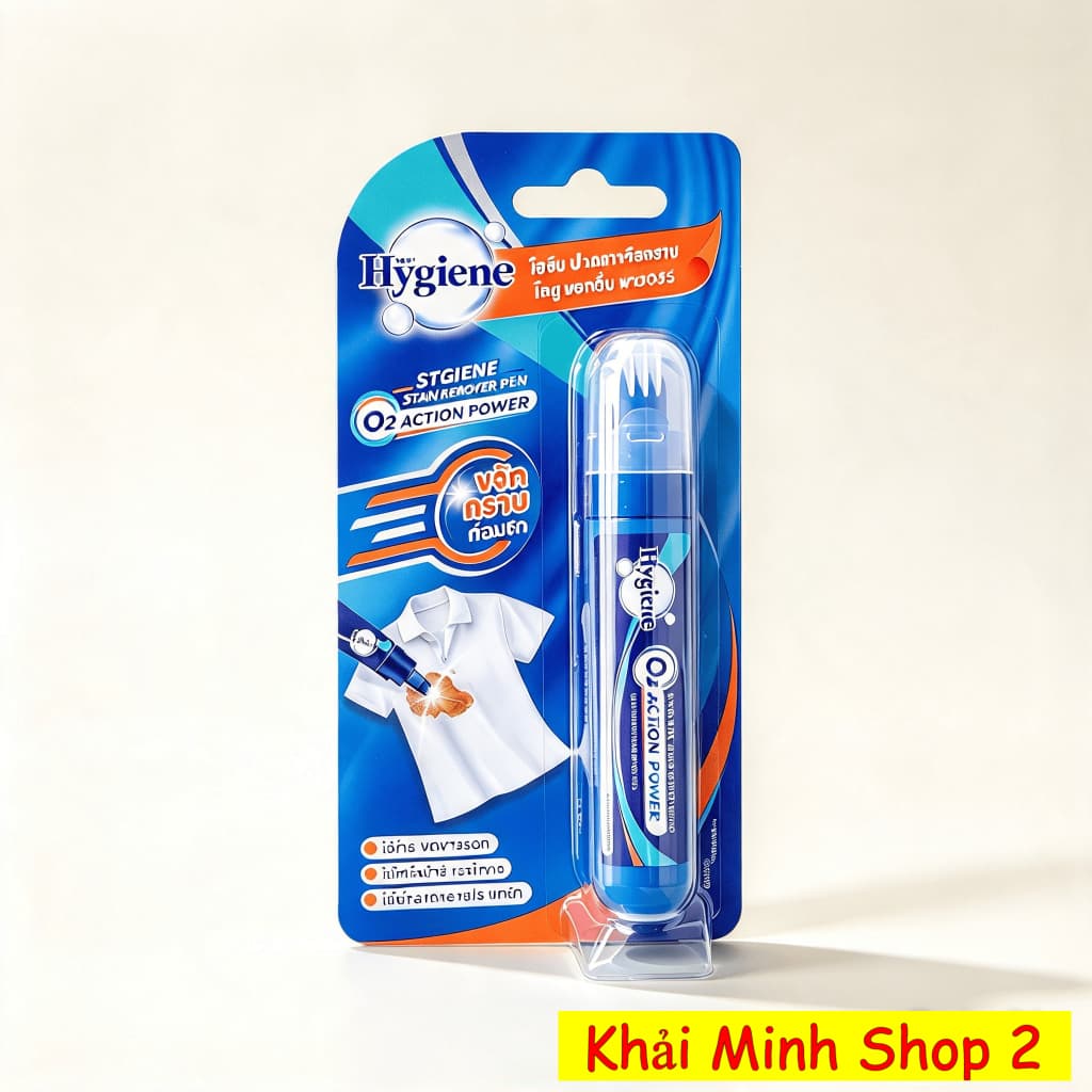 Bút Tẩy Vết Bẩn Quần Áo HYGIENE 10ml Thái Lan – Bút Tẩy Vết Bẩn Tiện Dụng