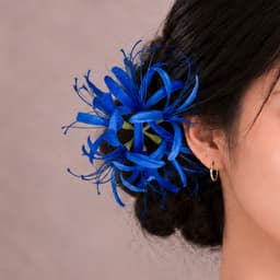 Kẹp Tóc Hoa Bỉ Ngạn Đỏ Cổ Trang Nữ – Cài Tóc Hoa Đỏ Nổi Bật Phong Cách Trung Hoa, Chụp Ảnh Cosplay 3