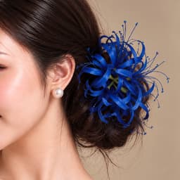 Kẹp Tóc Hoa Bỉ Ngạn Đỏ Cổ Trang Nữ – Cài Tóc Hoa Đỏ Nổi Bật Phong Cách Trung Hoa, Chụp Ảnh Cosplay 5