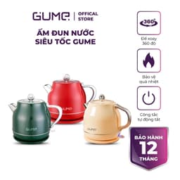 Ấm Siêu Tốc Cao Cấp GUME GMEK Chính Hãng - Dung Tích 1.8L - Công Suất 1800W - An Toàn 1
