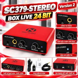 Bộ Livestream ICON Upod Pro + Micro AKG P120 + NMC-AUDIO SC379-STEREO Version 2 24Bit, Combo Thu Âm Karaoke Hát Live 2