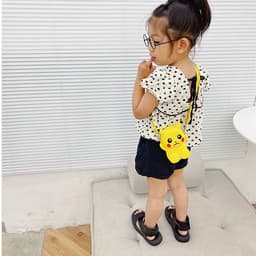 Túi xách silicon đeo chéo hình pika thời trang đựng bao bì lì xì túi tỏi quà tặng cho bé 7