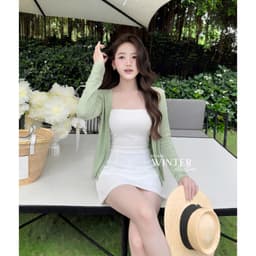 [MỞ BÁN] Áo Khoác Cardigan Nữ Basic Chất Thun Giấy Siêu Nhẹ Co Giãn Mềm Mịn Form Suông Phong Cách Hàn Quốc - 902 3