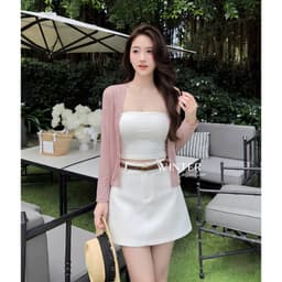 [MỞ BÁN] Áo Khoác Cardigan Nữ Basic Chất Thun Giấy Siêu Nhẹ Co Giãn Mềm Mịn Form Suông Phong Cách Hàn Quốc - 902 4