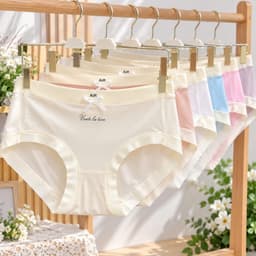 (Hàng loại đẹp)Combo 5-10 quần chip nữ cao cấp, quần lót nữ chất su lụa tàn hình đẹp 45-68kg mặc không lộ viền 2