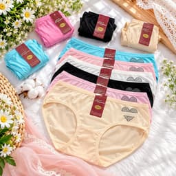 (Hàng loại đẹp)Combo 5-10 quần chip nữ , quần lót nữ chất cotton co dãn bốn chiều đẹp 45-65kg mềm mát 5