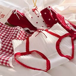Combo 5-10 quần chip nữ, quần lót nữ dễ thương chất cotton co dãn bốn chiều 45-65kg mềm mát 5