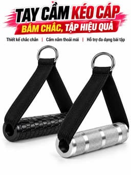 Tay Cầm Kéo Cáp Tập Gym Nhiều Loại Chỉ Có Tại HC Sport 8